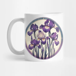 Purple Irises Mug